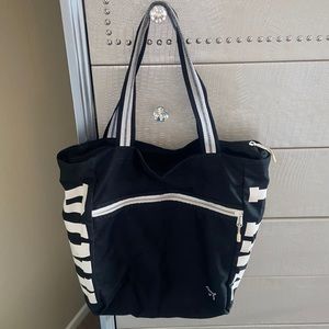 PINK Victoria's Secret Black and White Tote Bag